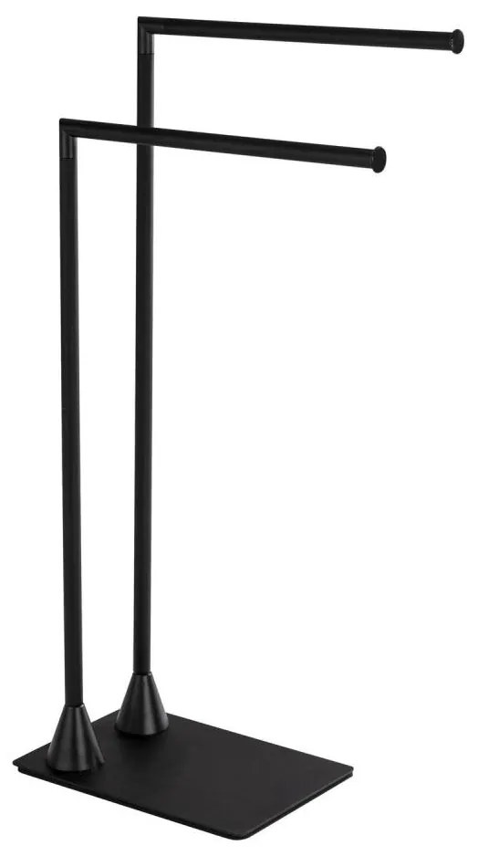 WENKO 23711100 - Suport pentru prosoape HELLA, 41 x 79 cm, negru