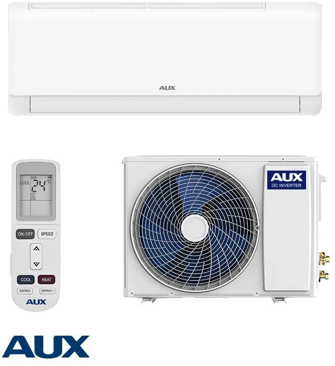 Aparat de aer conditionat inverter AUX Neo ASW-H09B5A4/QDR3DI-C0, 9000 Btu, 18 m², A++, R-32, Alb