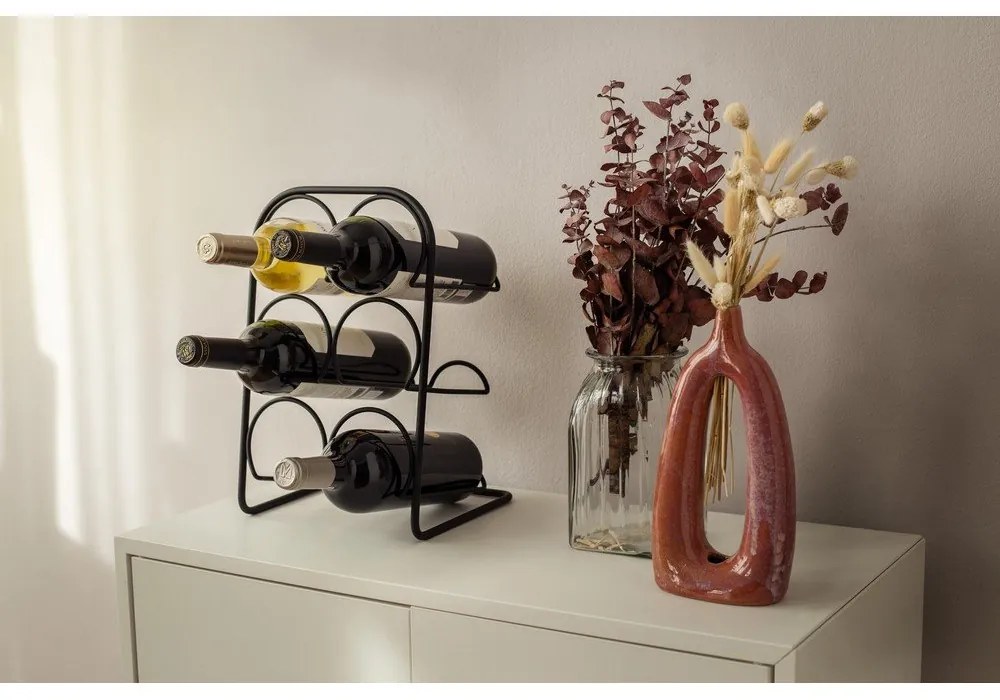 Suport pentru sticle de vin din metal număr sticle 6 – Compactor