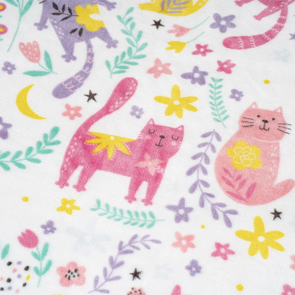 Lenjerie de pat din microflanel 4Home PlayfulPaws, 140 x 200 cm, 70 x 90 cm, 140 x 200 cm, 70 x 90 cm