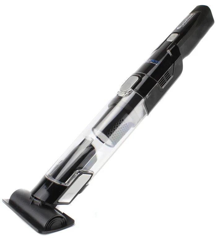 Aspirator portabil TurboTronic TT-LUX500, Li-Ion 2600 mAh, 90W, 12kPA, 150ml, Autonomie pana la 12 min, HEPA, 2 viteze, Negru