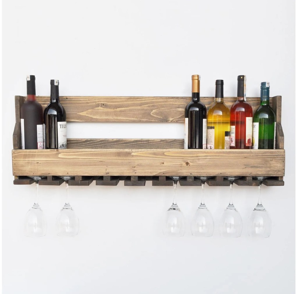 Suport pentru vin Nupati 4 (Nuc) . 1096146