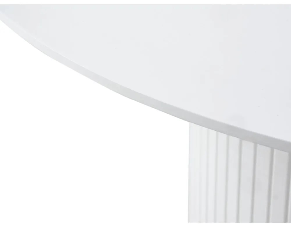 Masă de dining rotundă extensibilă cu blat suplimentar ø 120 cm Nola – Unique Furniture