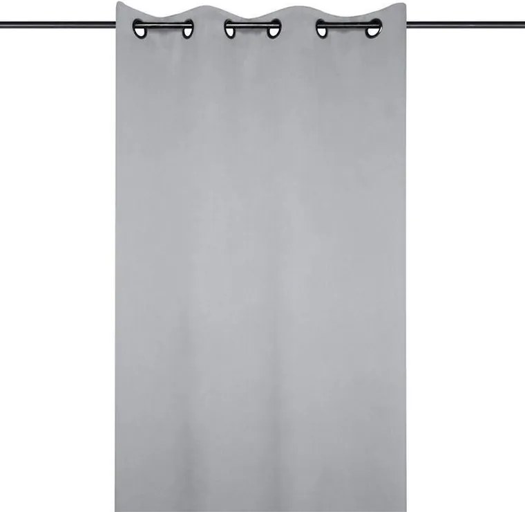 STOF Draperie groasă blackout NOTTE gri 135 x 180 cm set 2 buc