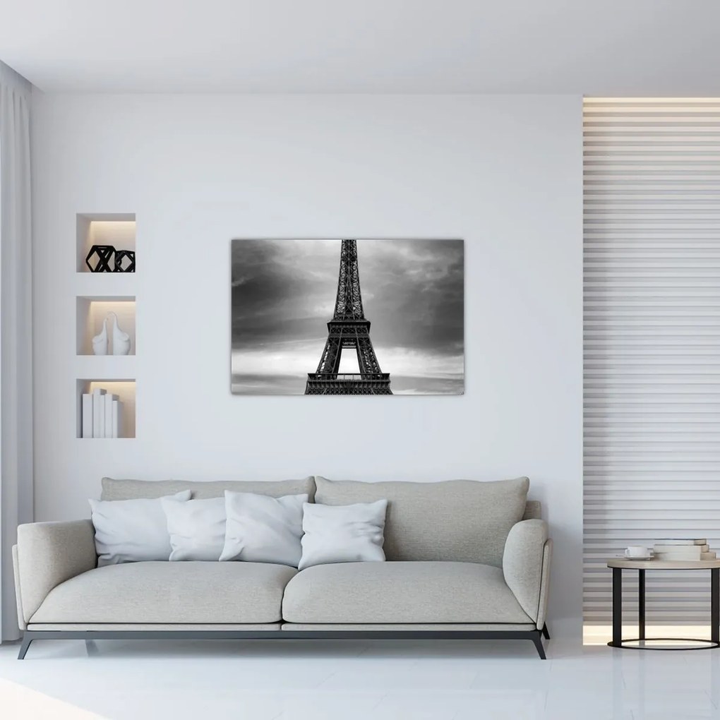 Tablou - Mașină roz în Paris (90x60 cm)