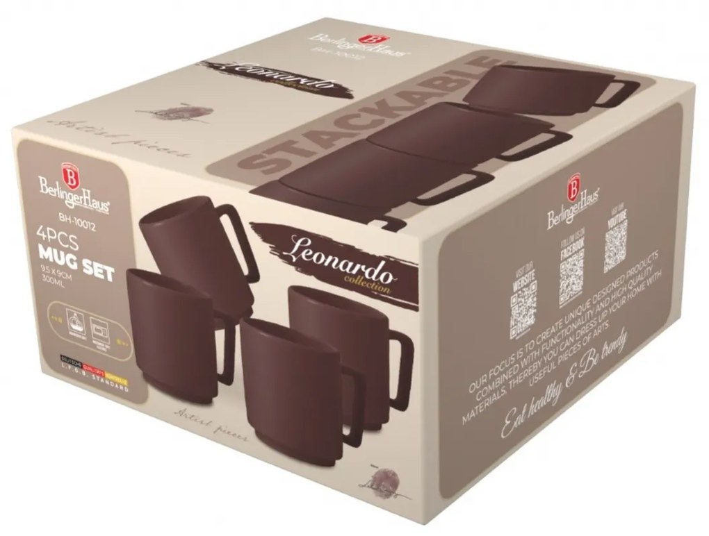 Set cani 4 buc Leonardo Collection Berlinger Haus  BH 10012