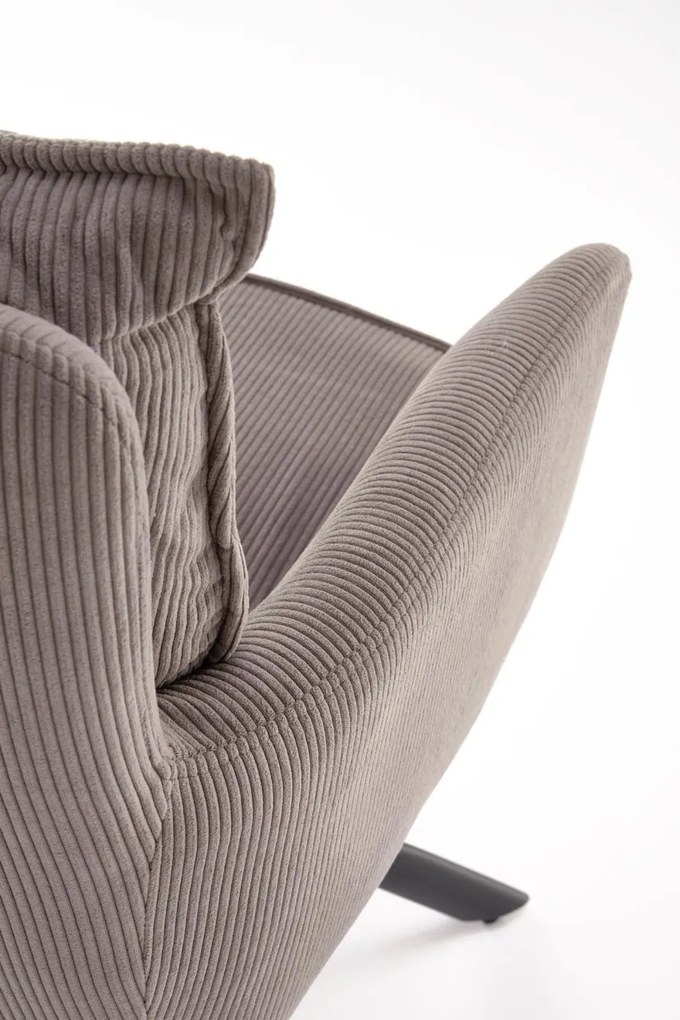 Scaun rotativ K528 velvet gri