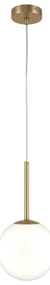 Lustra, Pendul design modern Basic form auriu, diametru 18cm