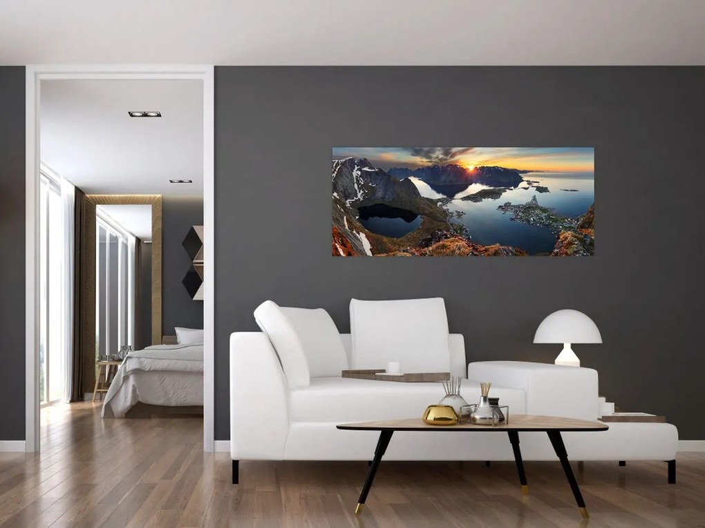 Tablou - Peisaj montan, Norvegia (120x50 cm)