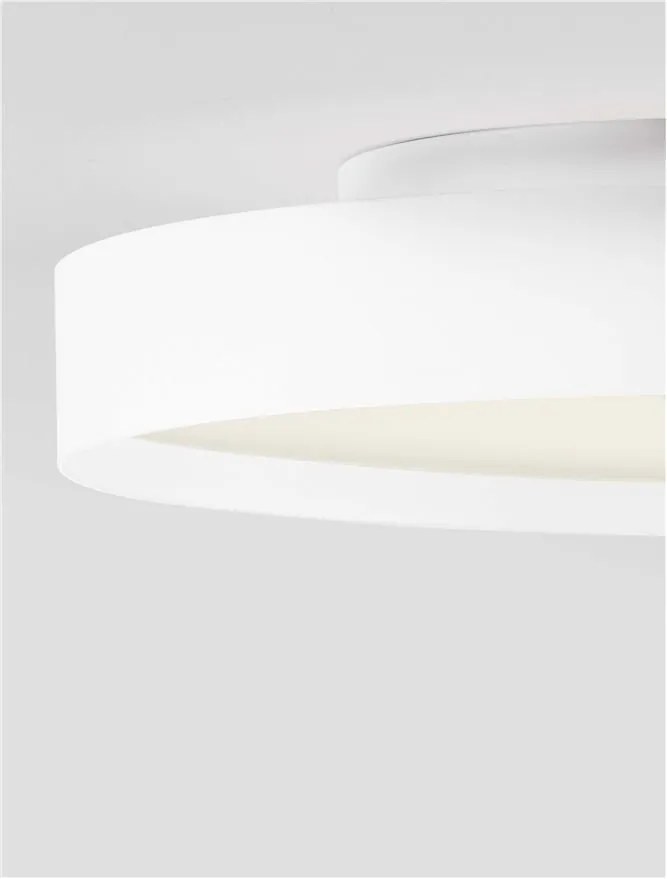 Plafoniera LED design slim ROI alb D-40cm