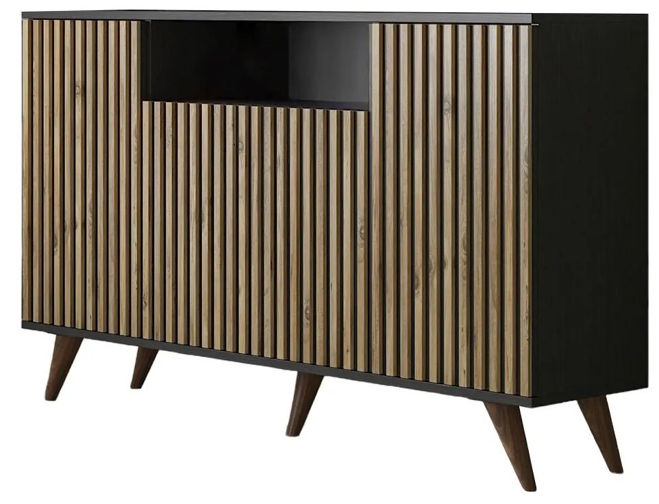 Dulap Franc 65 (lemn negru + pin atlantic). 1107933