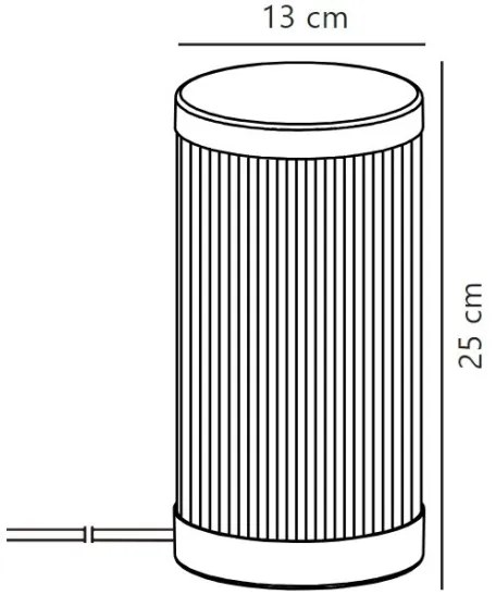 Lampă de masă de exterior Nordlux COUPAR 1xE27/25W/230V IP54 alb