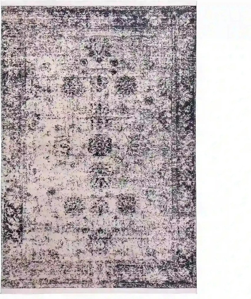 Covor, 160x230 cm, forma dreptunghiulara, tesatura de catifea, multico
