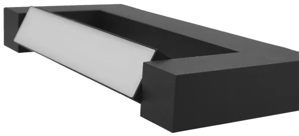 Aplică LED de exterior 2xLED/16W/230V IP54 90 cm negru