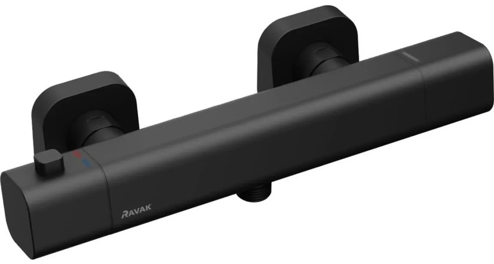 Ravak X070154 - baterie termostatică pentru duș FREE, neagră