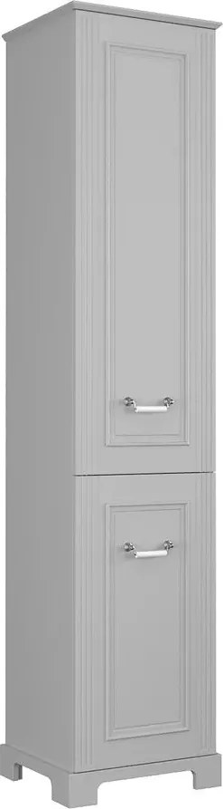 Dulap tip coloana pe pardoseala gri Krofam Oxford 190 cm