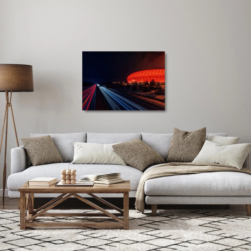 Tablou pe sticlă cu autostrada (70x50 cm)