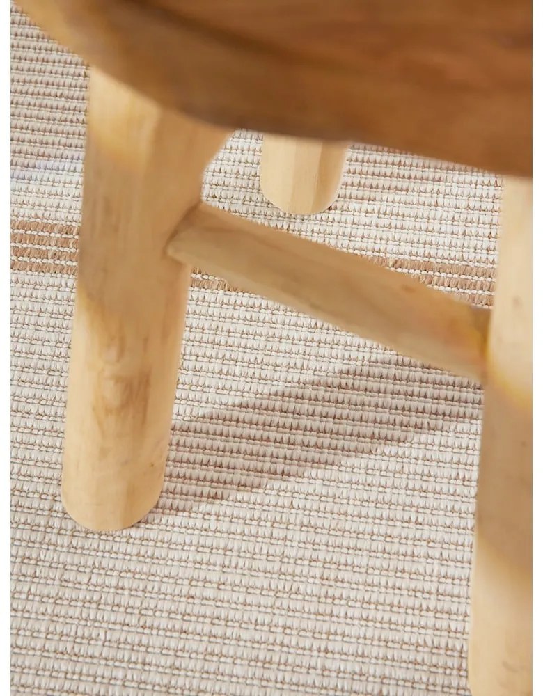 Covor pentru exterior și interior bej/fildeș rotund ø 160 cm Duet Bowen – NORTHRUGS