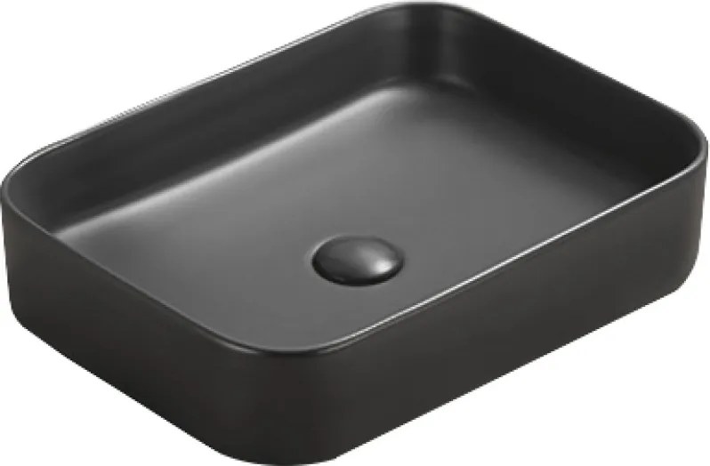 Mexen Vena chiuvetă de blat 50 x 37 cm, negru mat - 22195085