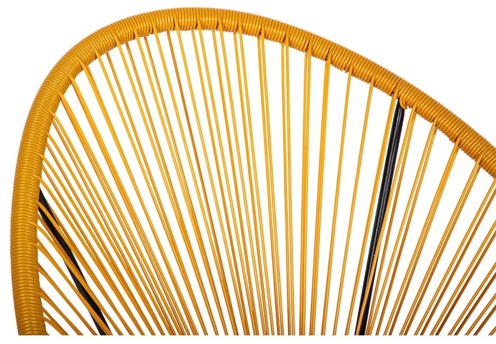 Fotoliu de grădină galben din metal/din plastic Avocado Comfort – Bonami Selection