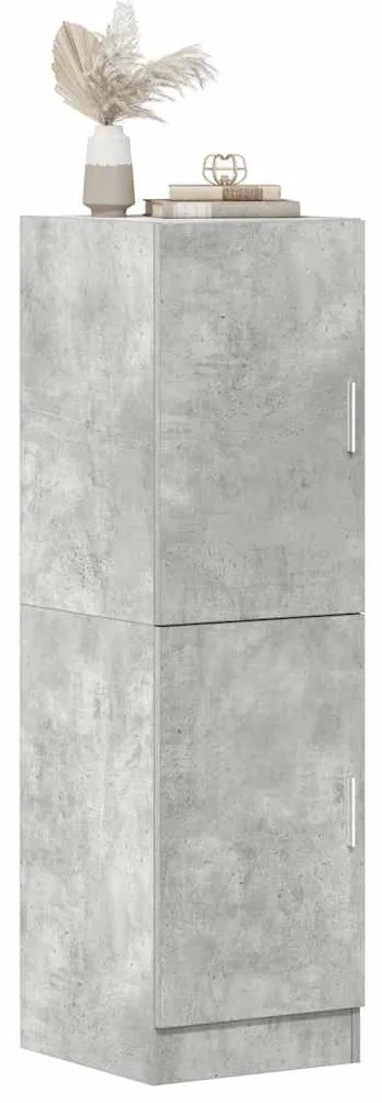 vidaXL Dulap de bucătărie, gri beton 38x41,5x131,5 cm lemn prelucrat