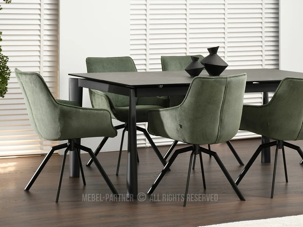 Scaun Liam (verde + negru). Promo -19%. 1111112