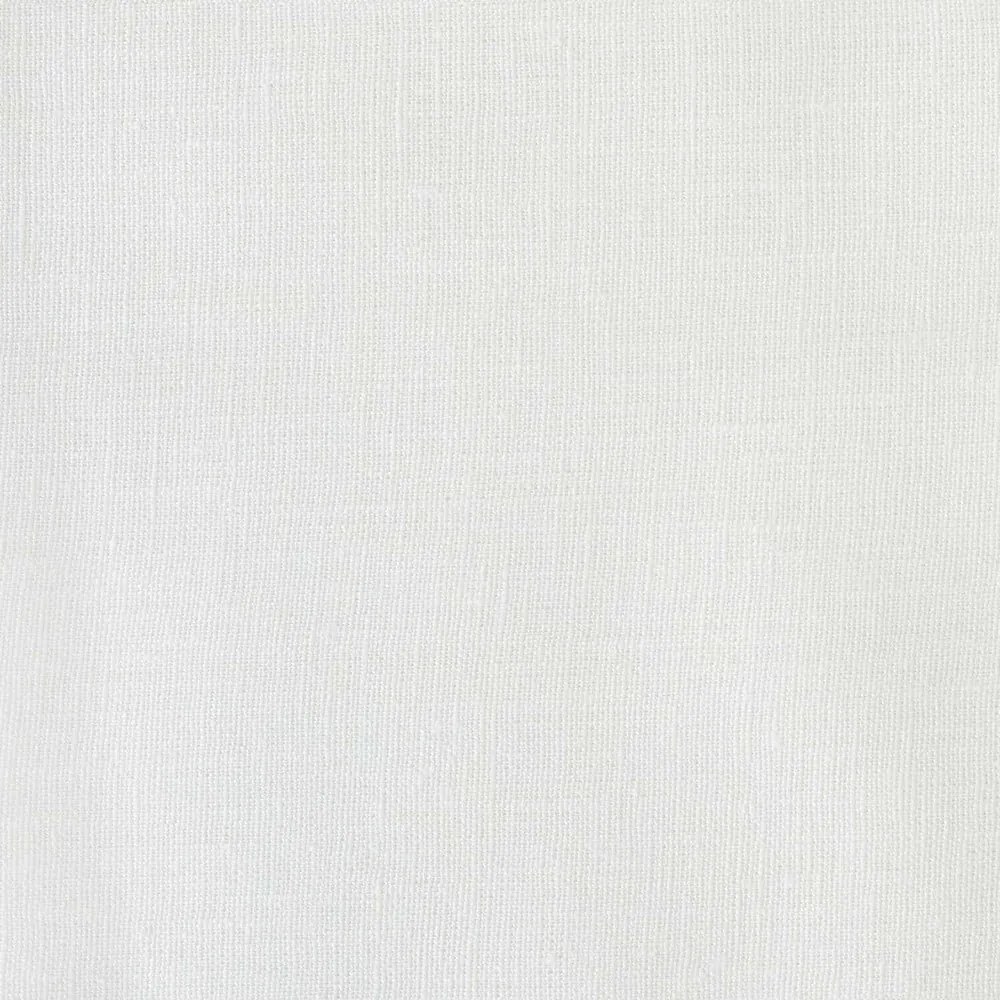 Față de pernă din in cu tiv plisat Linen Tales, 50 x 60 cm, alb