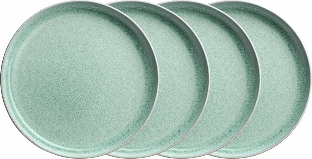 Mäser Set de farfurii de desert 4 bucăți AQUATA – 21 cm, verde