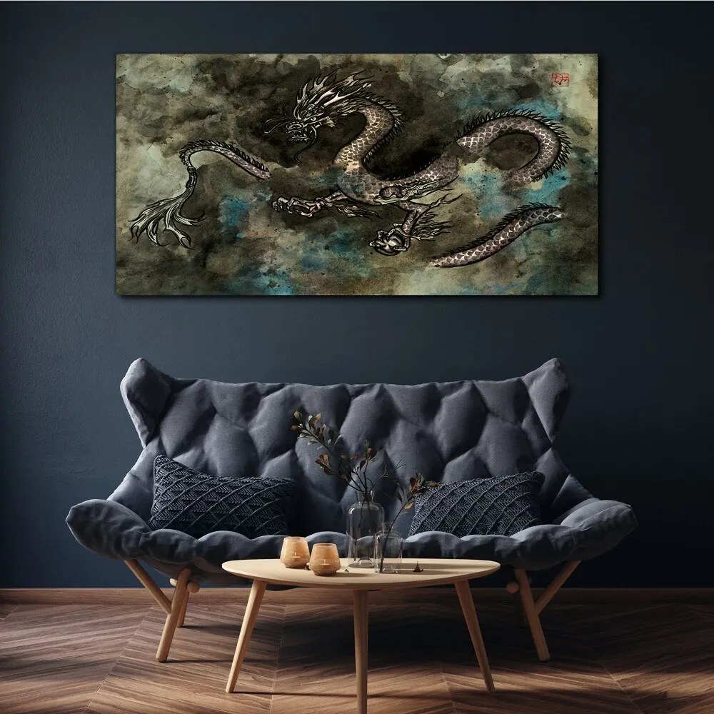 Tablou canvas dragon fantezie asiatic