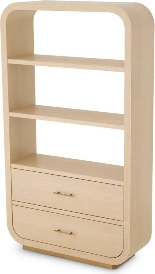 Dulap cu Rafturi design LUX, Furnir stejar, Natur, Quinton