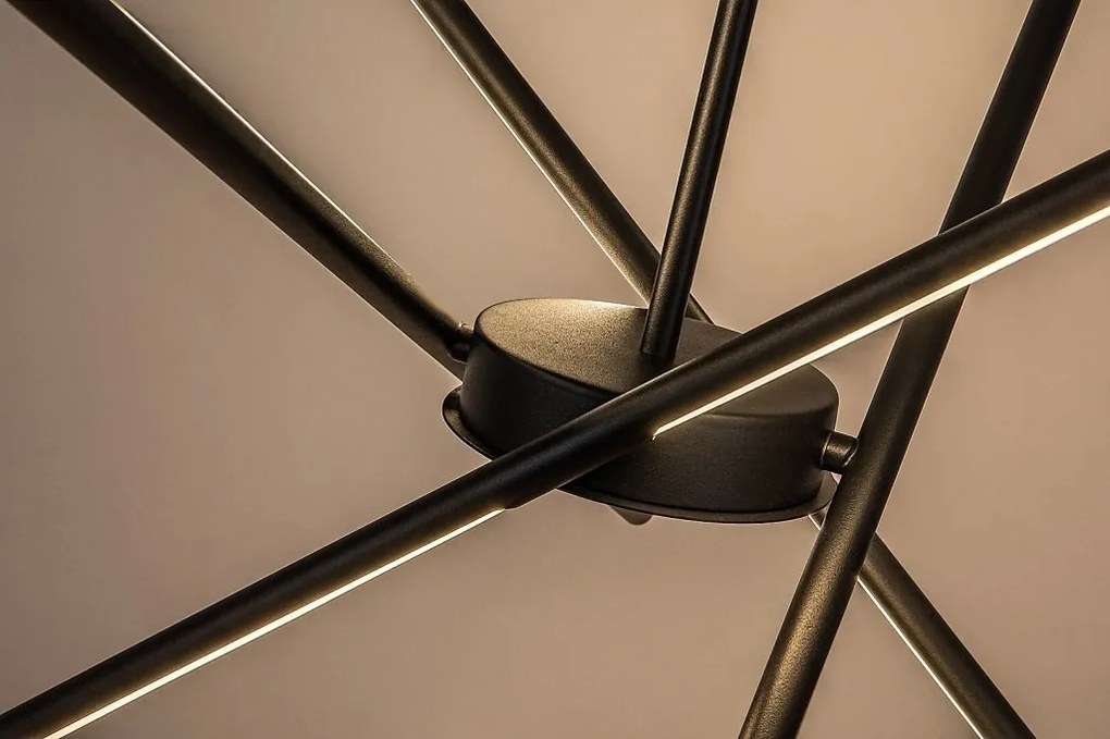 Lustra LED suspendata stil minimalist Henli2 negru