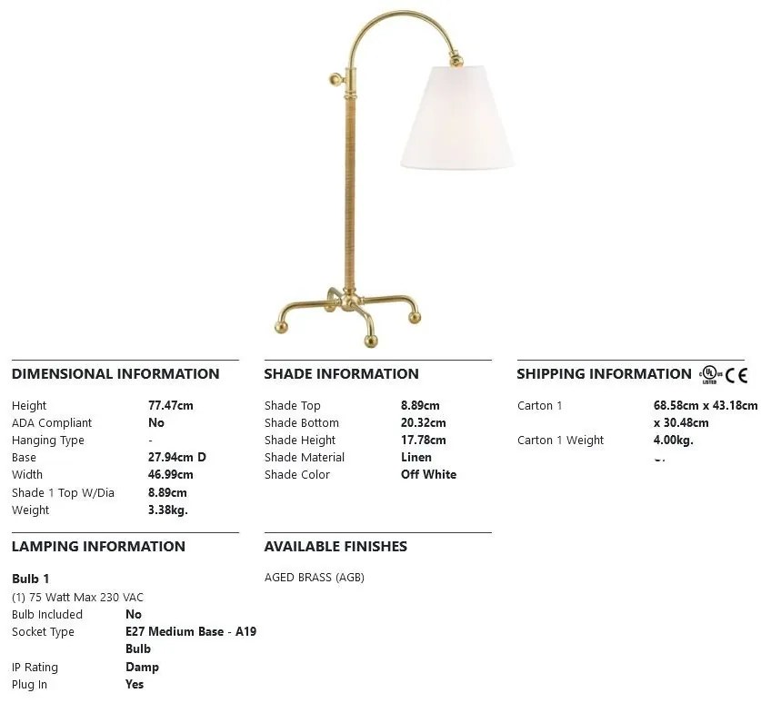 Veioza, lampa de masa design clasic CURVES NO. 1