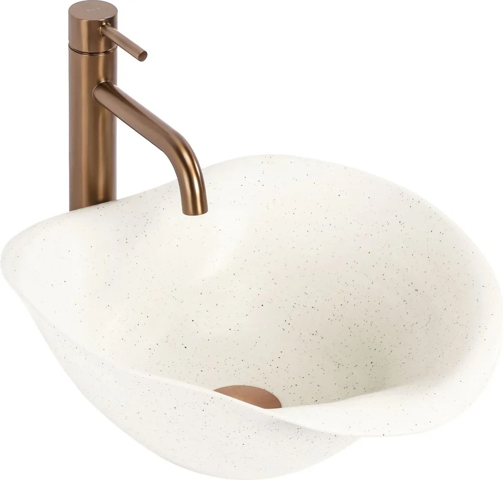 Lavoar ceramic pentru blat REA HM-34B Handmade ART