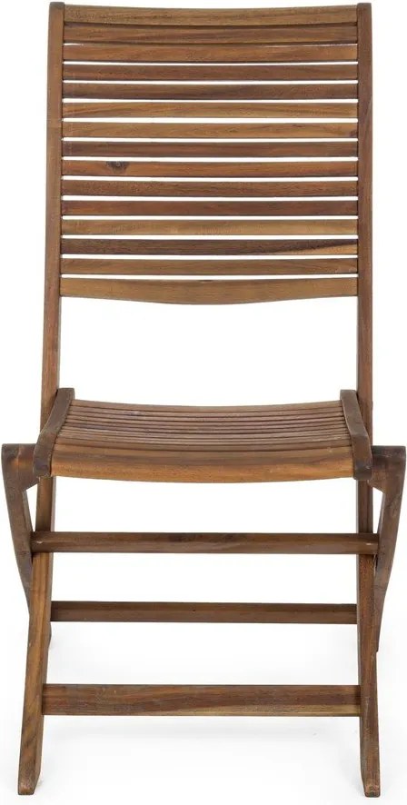 Scaun de grădină în culoare naturală din lemn masiv Noemi – Bizzotto