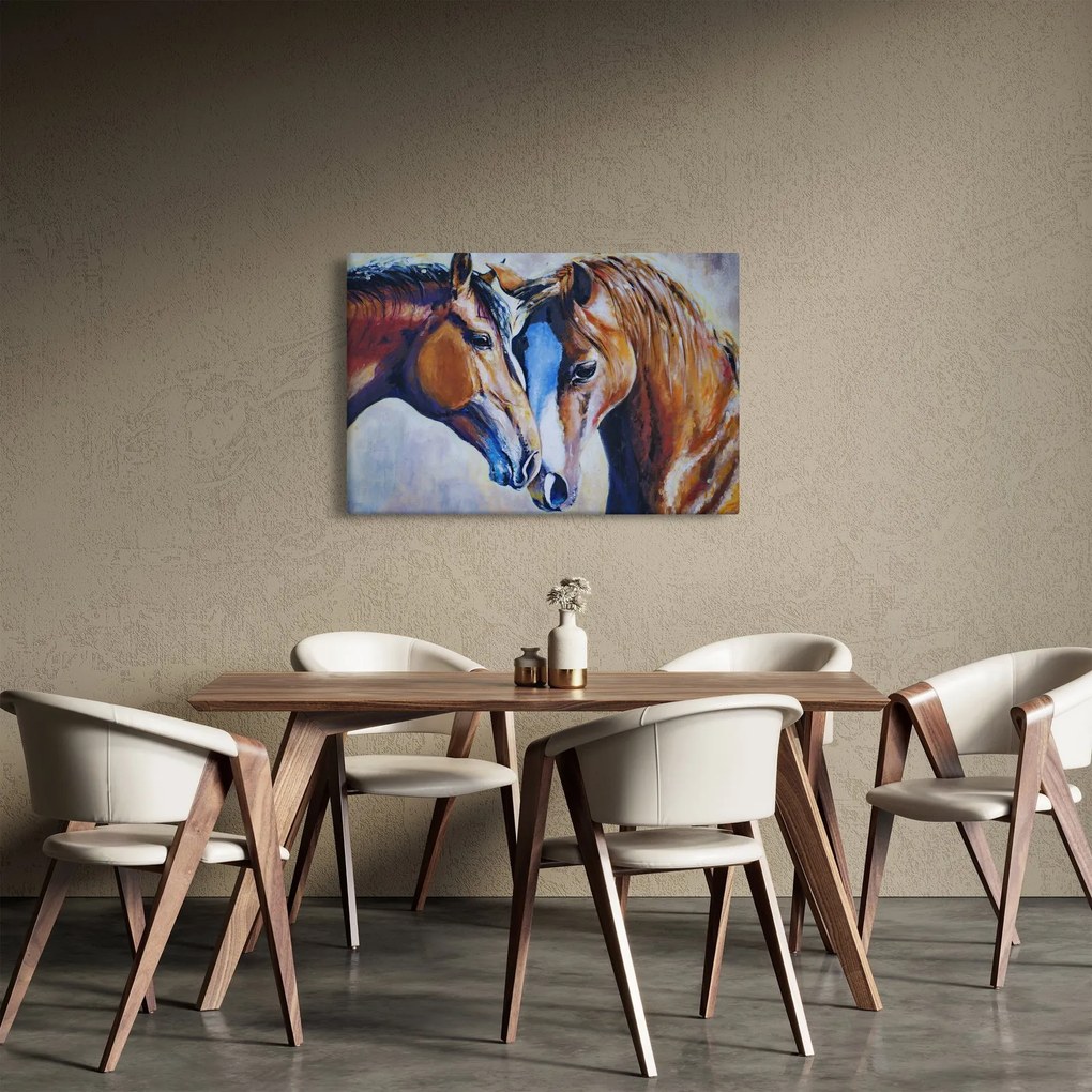 Tablou - Caii îndrăgostiți (90x60 cm)