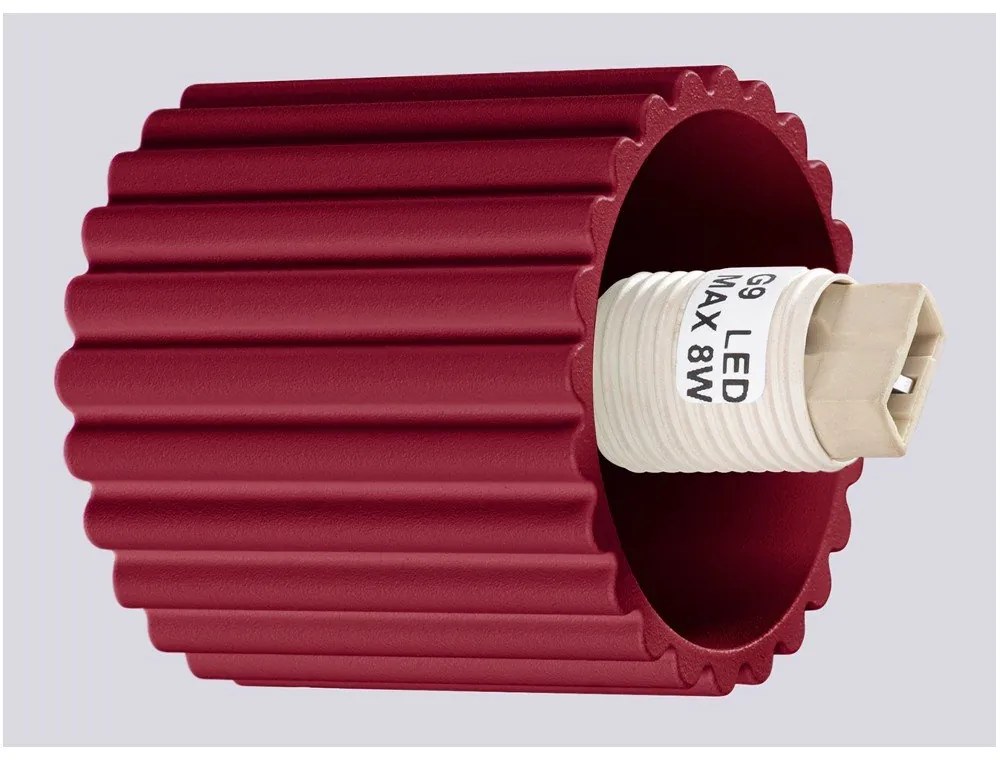 Aplică de perete burgundy Orbital – Sollux