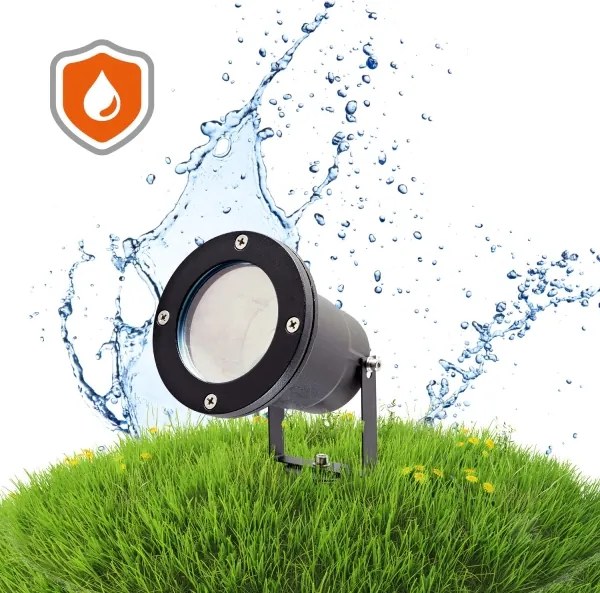 Lampă LED RGBW dimmabilă de exterior BLAKE 1xGU10/4,8W/230V IP65 + telecomandă
