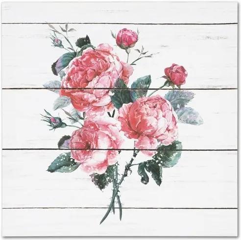 Tablou pe pânză Roses, 28 x 28 cm