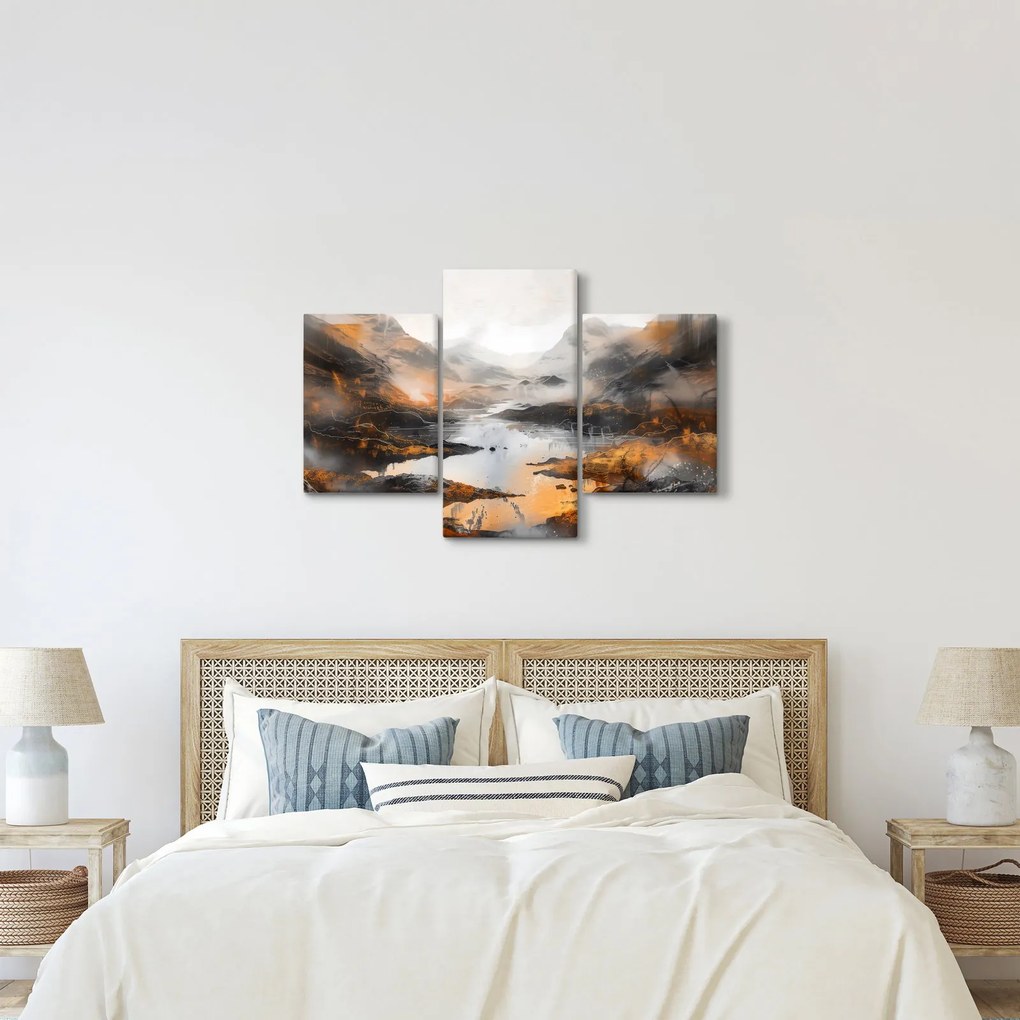 Tablou - Pictura peisajelor montane (90x60 cm)