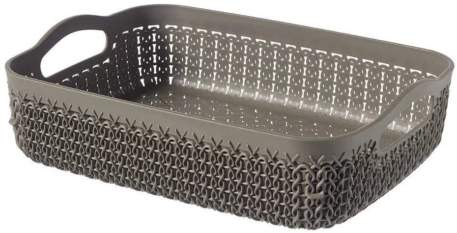 Coș Polyrattan KNIT A4 - maro