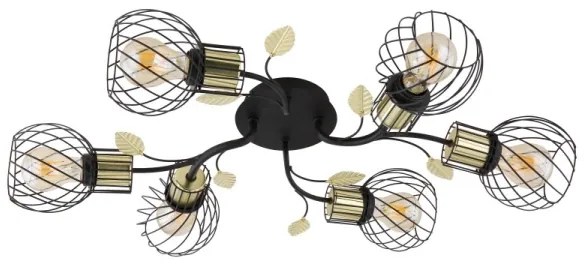 Lustră aplicată LALLY 6xE27/40W/230V Globo 54113-6D