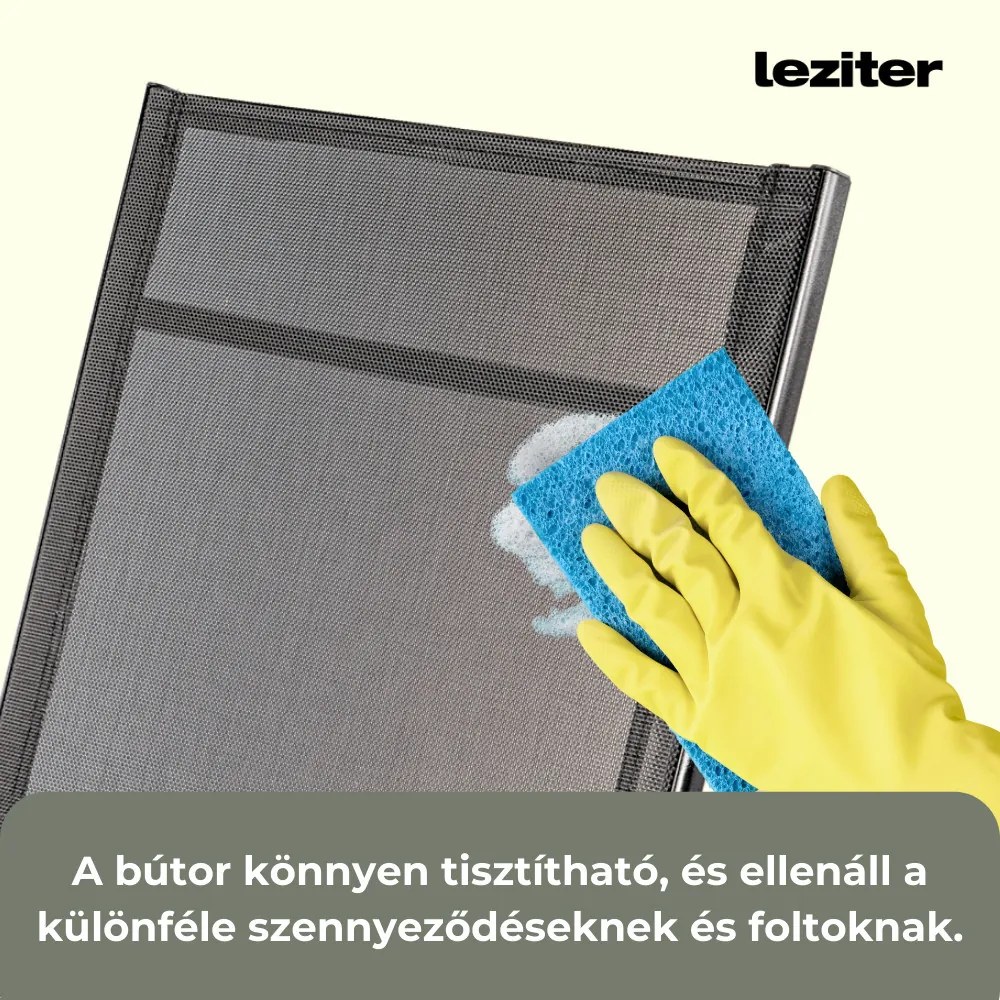 Set mobilier de grădină Tessa 4+1 negru