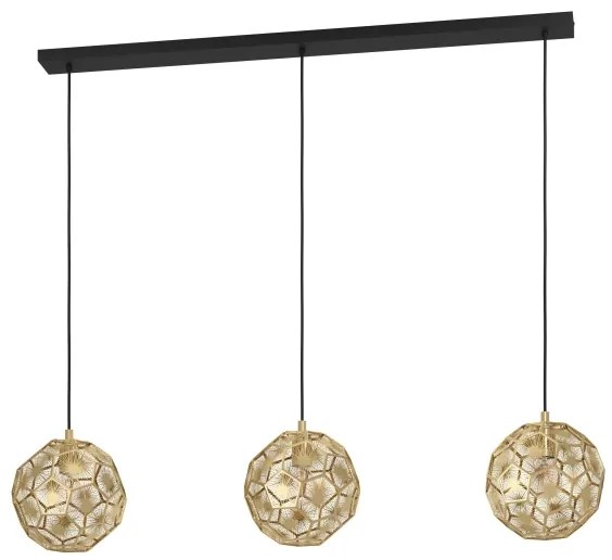 Lustră pe cablu SKOURA 3xE27/60W/230V Eglo 39757