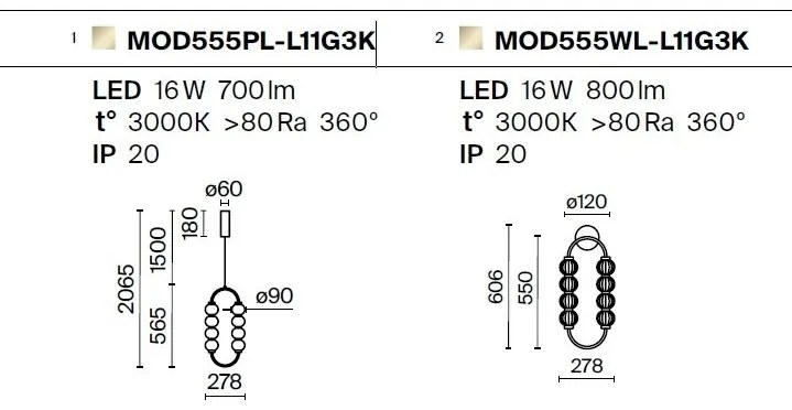 Lustra/Pendul LED design decorativ Amulet