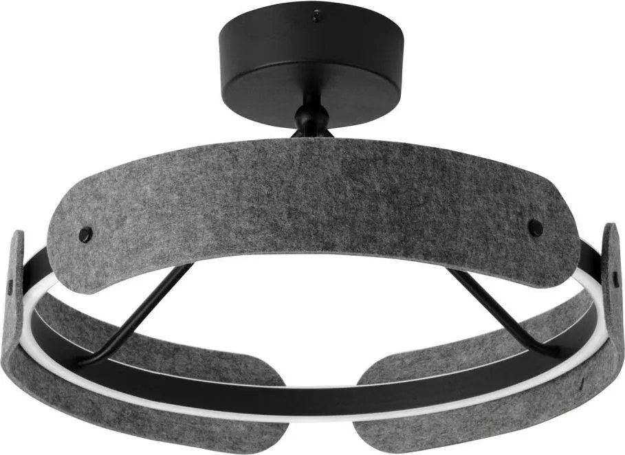 Osram - Plafonieră aplicată LED DECOR CURVE, 33W/230V, Ø 43 cm, gri