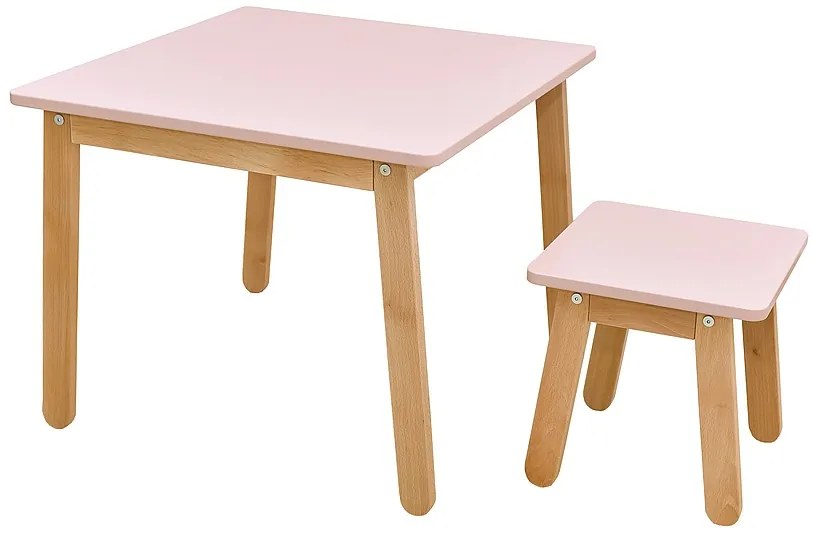 Masuta copii Woody roz L60 cm