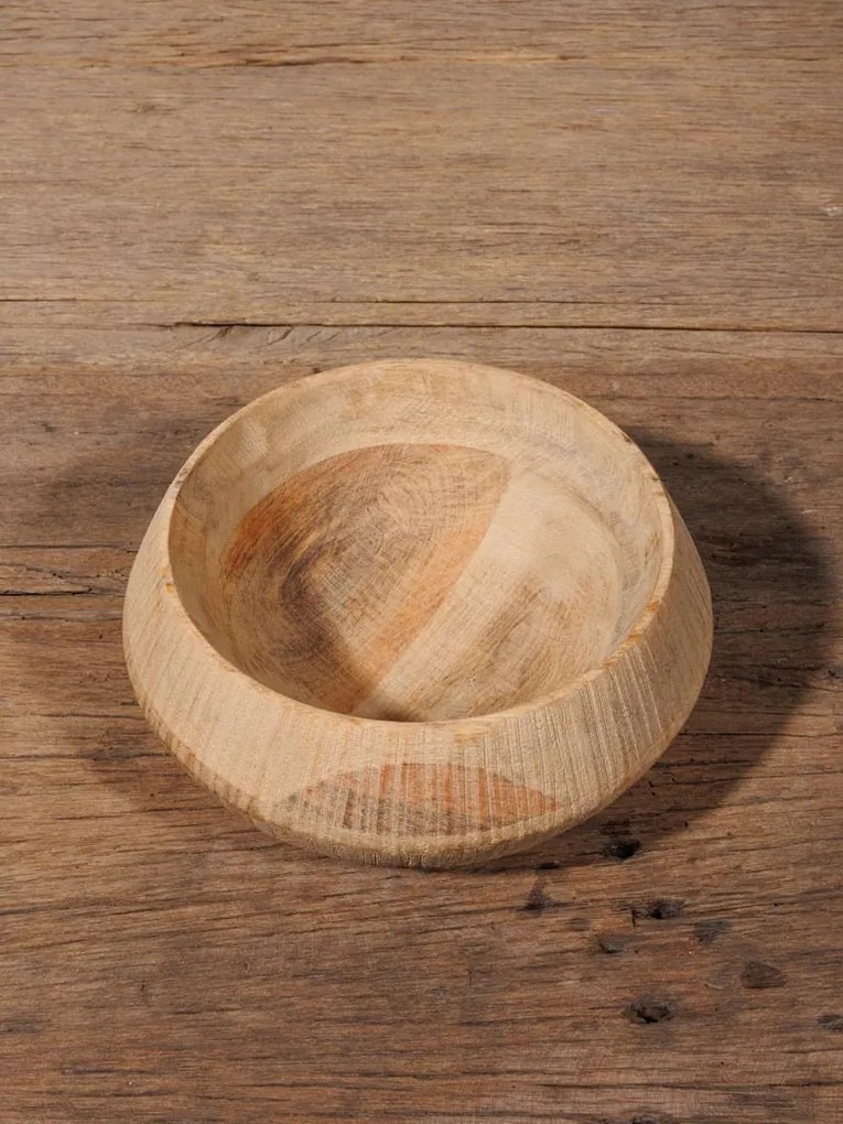 Bol din lemn de mango, 17 cm, Rustic