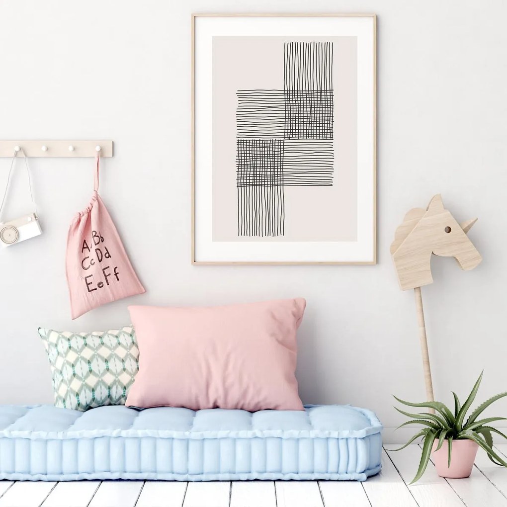 Poster - Abstracție pictată (A4)