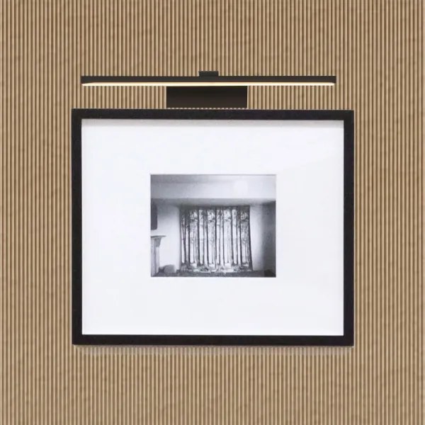 Aplică LED pentru tablouri LED/9W/230V 3000Κ 39 cm negru