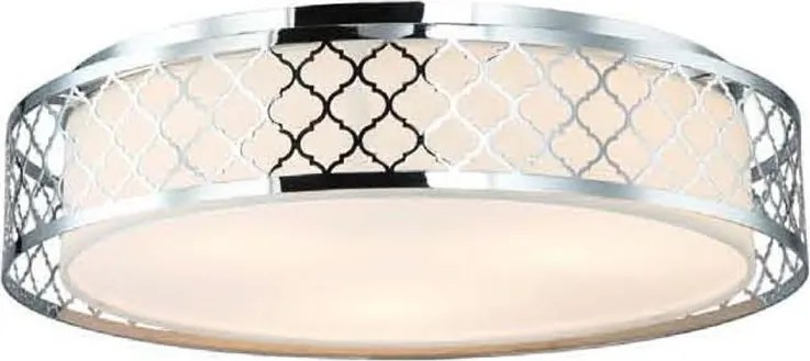 Plafoniera diametru 52cm, metal cromat Cavalli